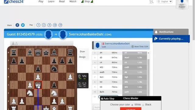 Chess Master - cheating on chess24.com #3 смотреть онлайн
