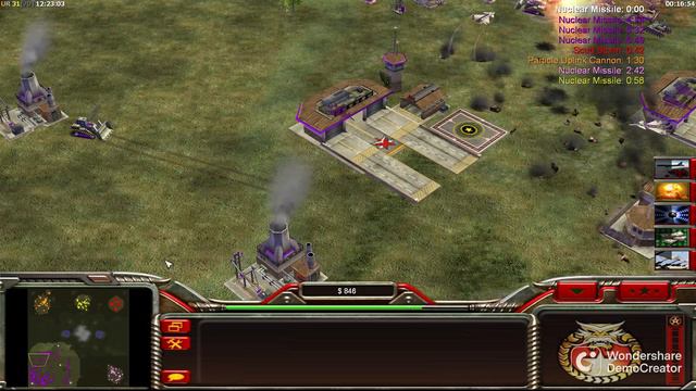Command & Conquer Generals Zero Hour CHINA NUKE VS 7 FREE ALL HARD FULL HD 1080P RESOLUTION смотреть онлайн