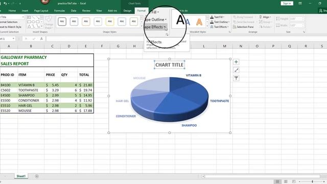 MICROSOFT EXCEL CUSTOMIZING CHARTS |ADD A LEGEND | CHANGE CHART COLORS | CHANGE CHART STYLE (#16) смотреть онлайн
