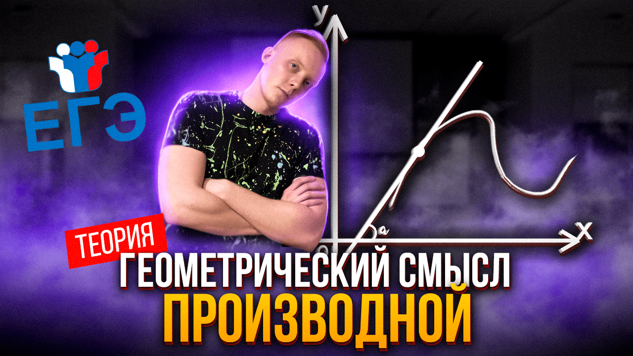 ?♂️ Поймет каждый | Геометрический смысл производной | Задание №6 ЕГЭ  | Профиль математика