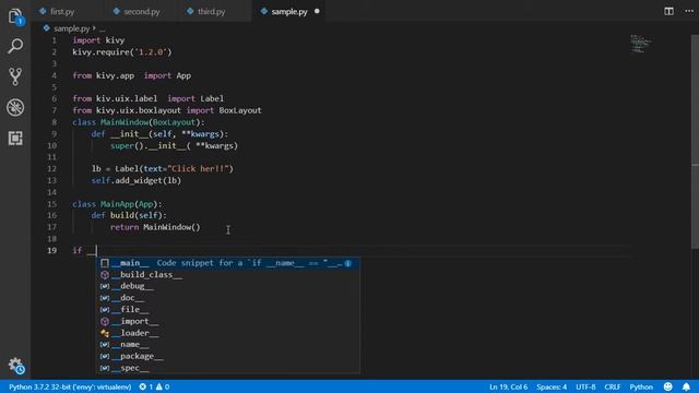 Your first application in Kivy (En.) смотреть онлайн