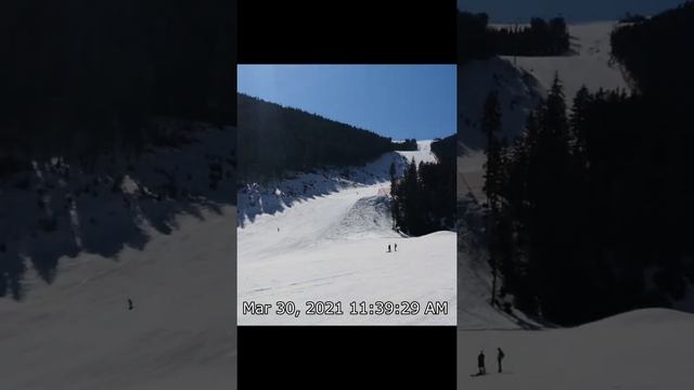 30 03 2021 Банско - полно лыжников и снега смотреть онлайн