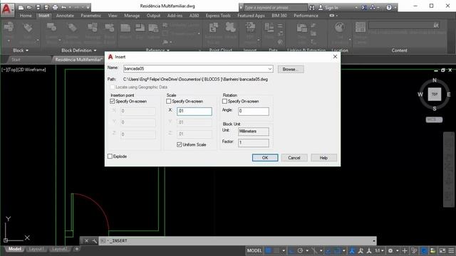 Autocad 2017 - Aula 07 - Modelo prático (mini planta baixa) смотреть онлайн