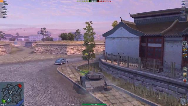 Катаем взводом с другом в WOT BLITZ смотреть онлайн