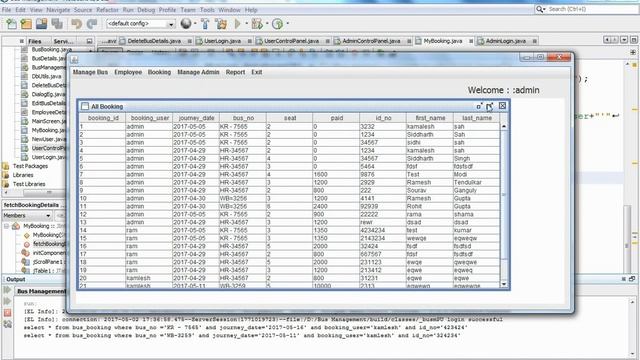 JAVA Swing Project - Bus Reservation System смотреть онлайн