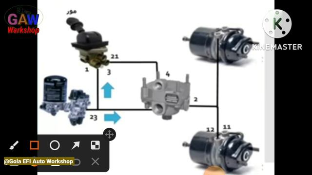 Parking Break Light Sensor Baipas And Hand Break Air pressure Hend Break chak смотреть онлайн