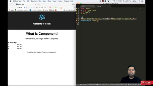 [2019] #5 - Understanding Props and State: ReactJS смотреть онлайн