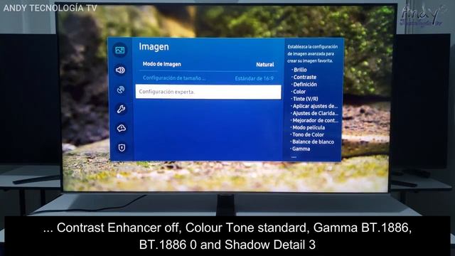Samsung QLED Q70T SETTINGS: CALIBRACIÓN DE IMAGEN RECOMENDADA HDR SDR - RECOMMENDED CALIBRATION смотреть онлайн