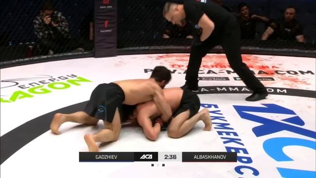 Курбан Гаджиев vs. Расул Албасханов | Kurban Gadzhiev vs. Rasul Albaskhanov | ACA 138 смотреть онлайн
