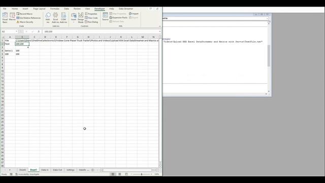 Excel Macros with Data Streamer to control Arduino and Servos смотреть онлайн