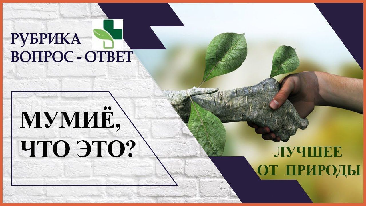 Мумиё. Что это?