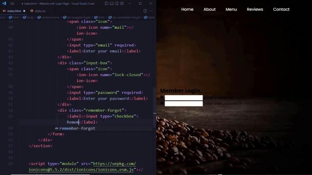 How To Create A Website With Login | HTML & CSS смотреть онлайн