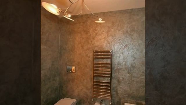 Примеры применения декоративной штукатурки в ванных комнатах и мокрых зонах смотреть онлайн