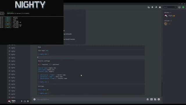 CRACKED || NIGHTY Discord Selfbot 2022 - Best FREE Nuke Tool || Mass DM/ Mass Messaging/ Mass pings смотреть онлайн