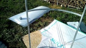 Парник "хлебница" с размерами.