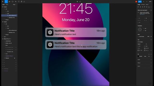 Figma How Do You Create a Custom Lock Screen on iPhone in Figma? смотреть онлайн