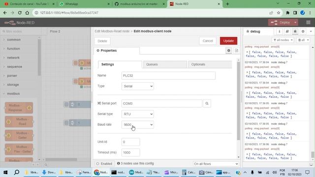 MODBUS RS485 no NODE-RED. O ESP32 DEIXA O PROJETO SEM LIMITES | CONHEÇA O QUE ESTAMOS PREPARANDO! смотреть онлайн