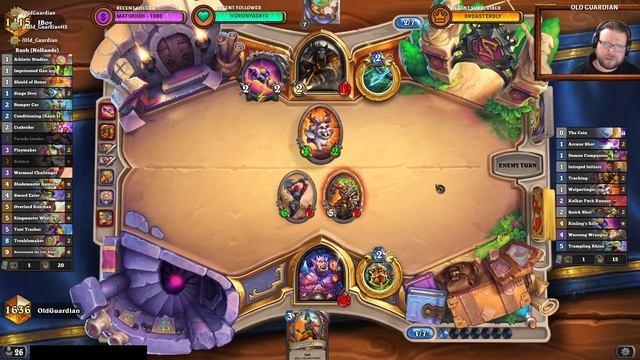 Rush Warrior deck guide and gameplay (Hearthstone Forged in the Barrens) смотреть онлайн