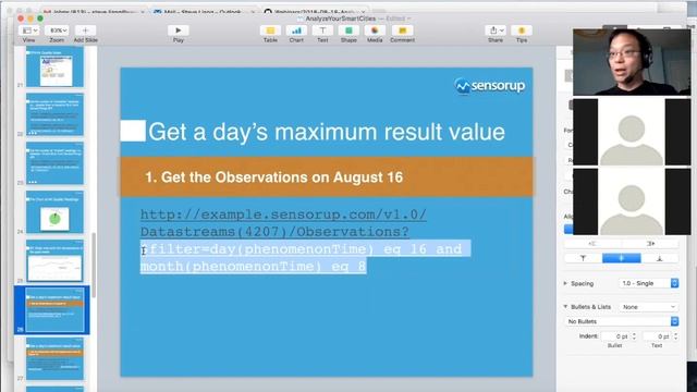 Analyze Your Smart City: Build Sensor Analytics with OGC SensorThings API смотреть онлайн