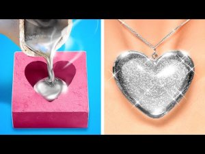 ПРЕКРАСНЫЕ ЮВЕЛИРНЫЕ ИЗДЕЛИЯ, КОТОРЫЕ ЛЕГКО ПОВТОРИТЬ __ ПОДЕЛКИ ИЗ СМОЛЫ, ГОРЯЧЕГО КЛЕЯ И 3D-РУЧКИ