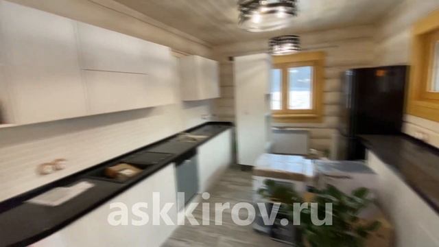 Дом из рубленного бревна. Отделка дома из бревна под ключ!!! смотреть онлайн