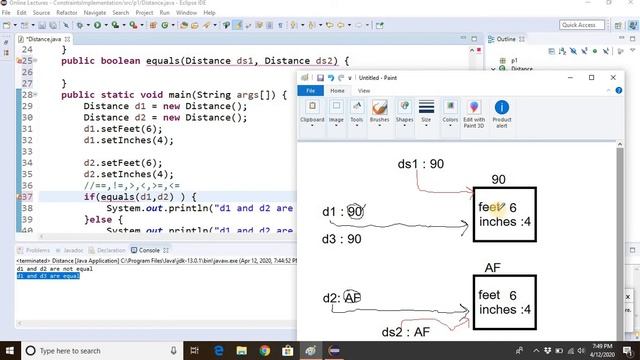 How to compare objects? | Objects comparison in java | Passing object as arguments in method смотреть онлайн