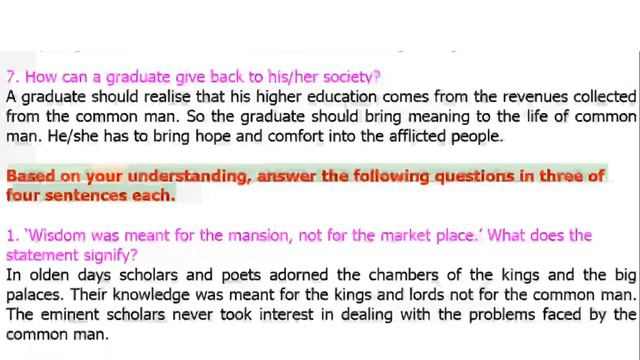 11TH ENGLISH | UNIT-5 | PROSE | THE CONVOCATION ADDRESS |SIMPLIFIED QUESTION AND ANSWERS | PARAGRAP смотреть онлайн