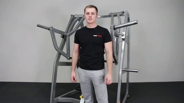 Тренажер Грудной жим сидя на свободных весах PROTRAIN 8214 смотреть онлайн