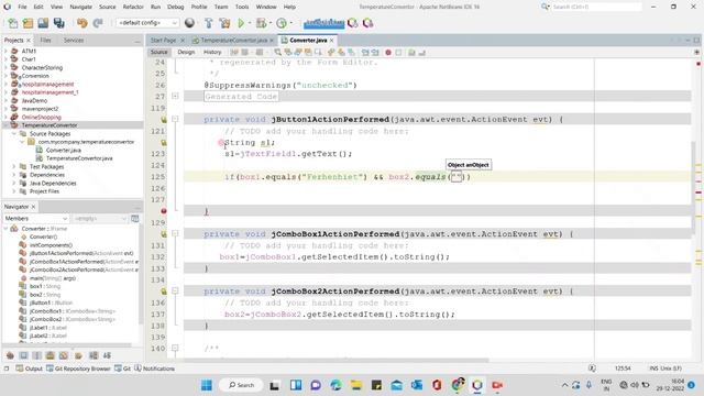 temperature converter minor project in Java NetBeans | step by step | Hindi | part-2 смотреть онлайн