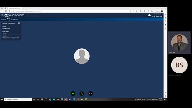 AudioCodes WebRTC Click to Call Demonstration смотреть онлайн