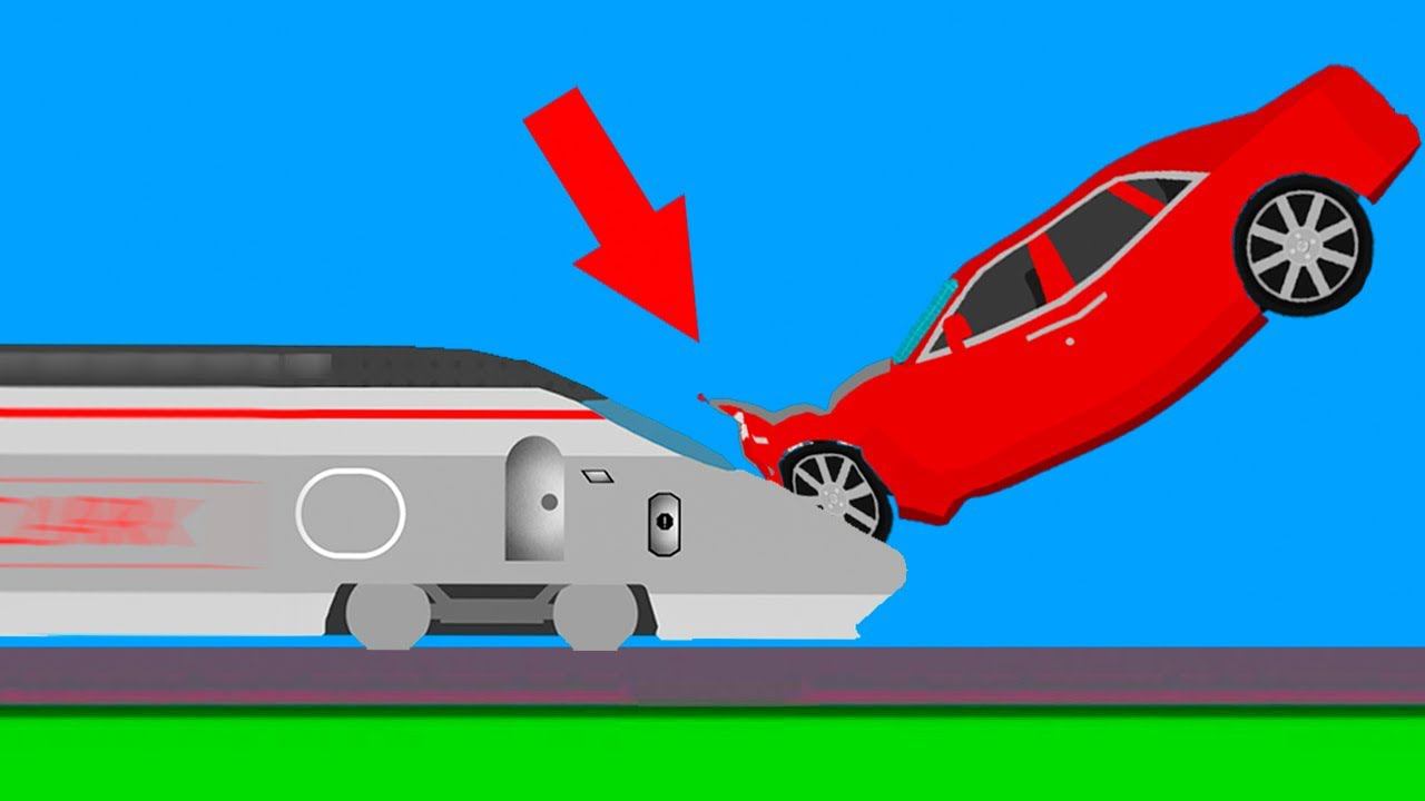 ПОЕЗД СМЕРТИ! САМАЯ ОПАСНАЯ АВАРИЯ В МИРЕ! ТАЧКИ ПРОТИВ ПОЕЗДА КРАШ ТЕСТ! СИМУЛЯТОР РАЗРУШЕНИЯ МАШИН смотреть онлайн