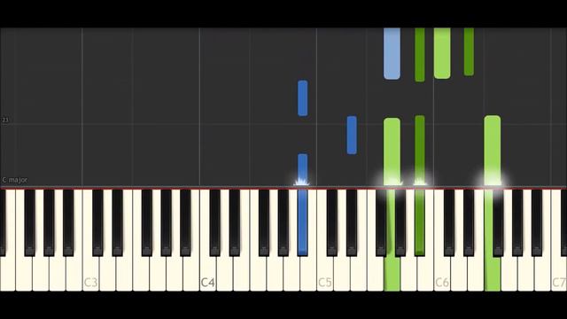NieR Automata - Starry Sky (Synthesia Piano Tutorial) смотреть онлайн