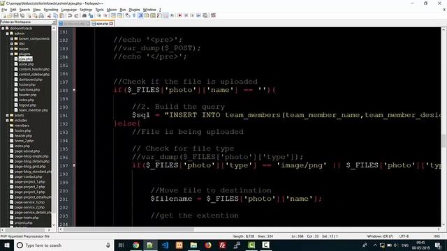 Part 16 - How to build dynamic website in php смотреть онлайн
