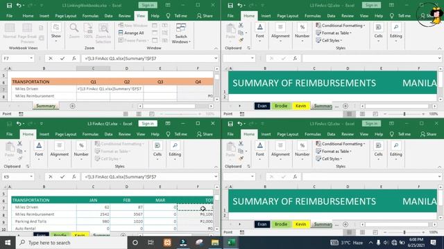 How to link multiple workbooks in Excel | Excel Tips & Tricks смотреть онлайн