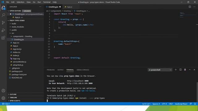 Part 13 - React For Beginners | Props Validation | Type Checking With Props (Hindi) смотреть онлайн