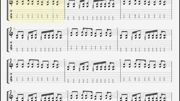 Sweet Home Alabama - Backing track with guitar tabs, bass and drums