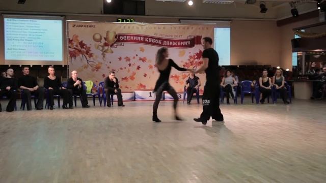 Осенний кубок клуба Движение 21.10.17 J'n'J S+Ch Slow Сурнин Сергей - Степочкина Яна 6 место смотреть онлайн