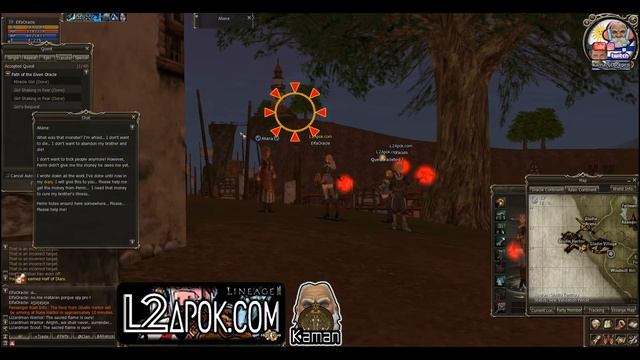 L2Apok. Quest 1er. Cambio. Raza Elfa. ORACLE. смотреть онлайн