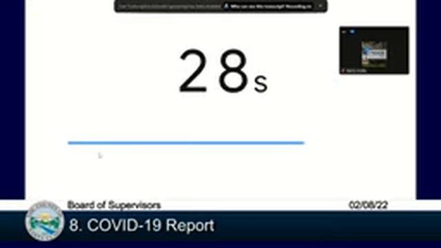 Santa Clara County Board Of Supervisors February 8, 2022  9:30 AM
