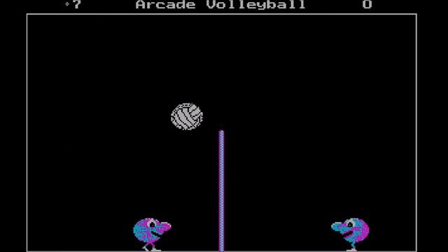 Arcade Volleyball (MS-DOS) 1987 смотреть онлайн