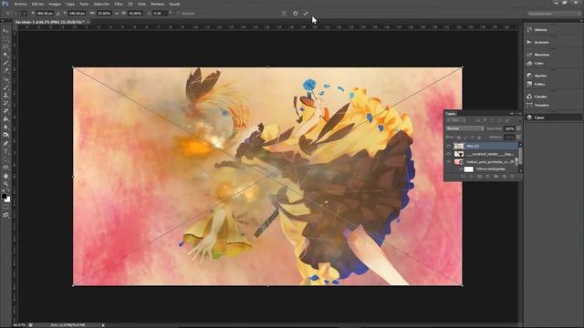 Speed Art| PhotoShop Cs6| Wallpaper Kagamine Rin| Edicion Anime смотреть онлайн
