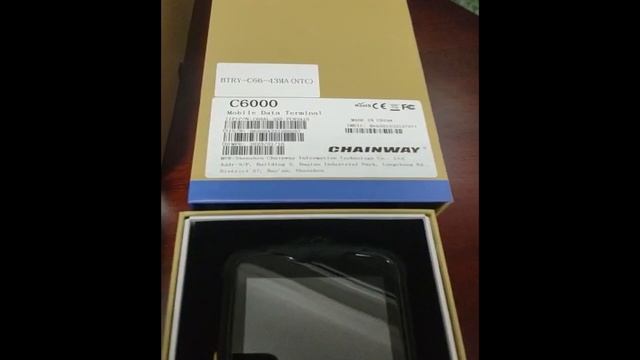 #COLETOR DE DADOS 4GB-ChainWay C6000. смотреть онлайн