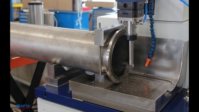 Прошивная обработка крупногабаритных деталей (труб) на станке АРТА А30