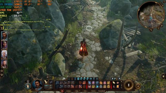 Baldur's Gate 3 MOD FSR3 GTX 1650M