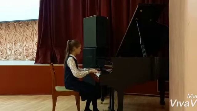 Полухина Ольга. В.Ребиков Осенние листья. А.Бызов Полька. смотреть онлайн
