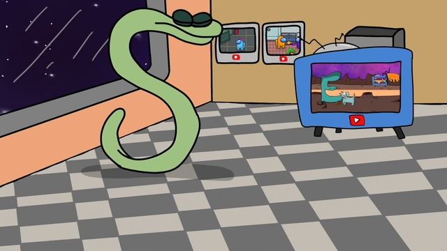 EVERYDAY MINECRAFT vs AMONG US (animation) смотреть онлайн