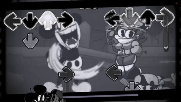 Friday Night Funkin' Unknown Suffering Reanimated Remix, Mickey Mouse (FNF Mod/Wednesday Infidelity