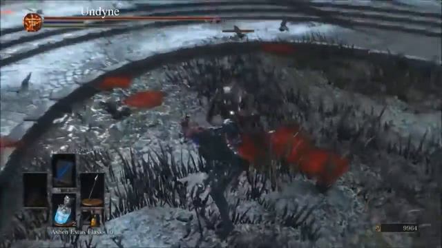 Dark Souls 3 : Undyne (Undertale cosplay) смотреть онлайн