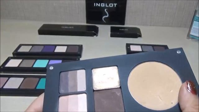 Моя коллекция теней INGLOT! Свотчи по номерам смотреть онлайн