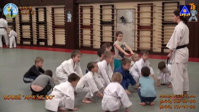 подготовительная группа "0" элементы кихон-каратэ (5-6 лет)(2018-01-21) смотреть онлайн